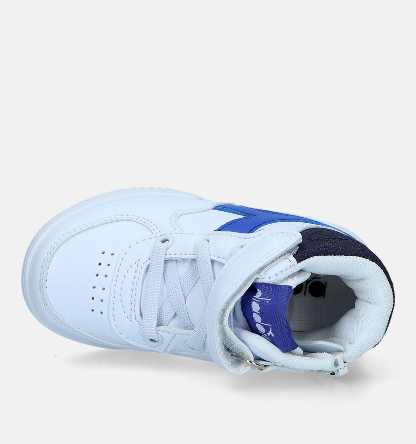 Diadora Raptor Mid Witte Sneakers voor jongens, meisjes (329574)