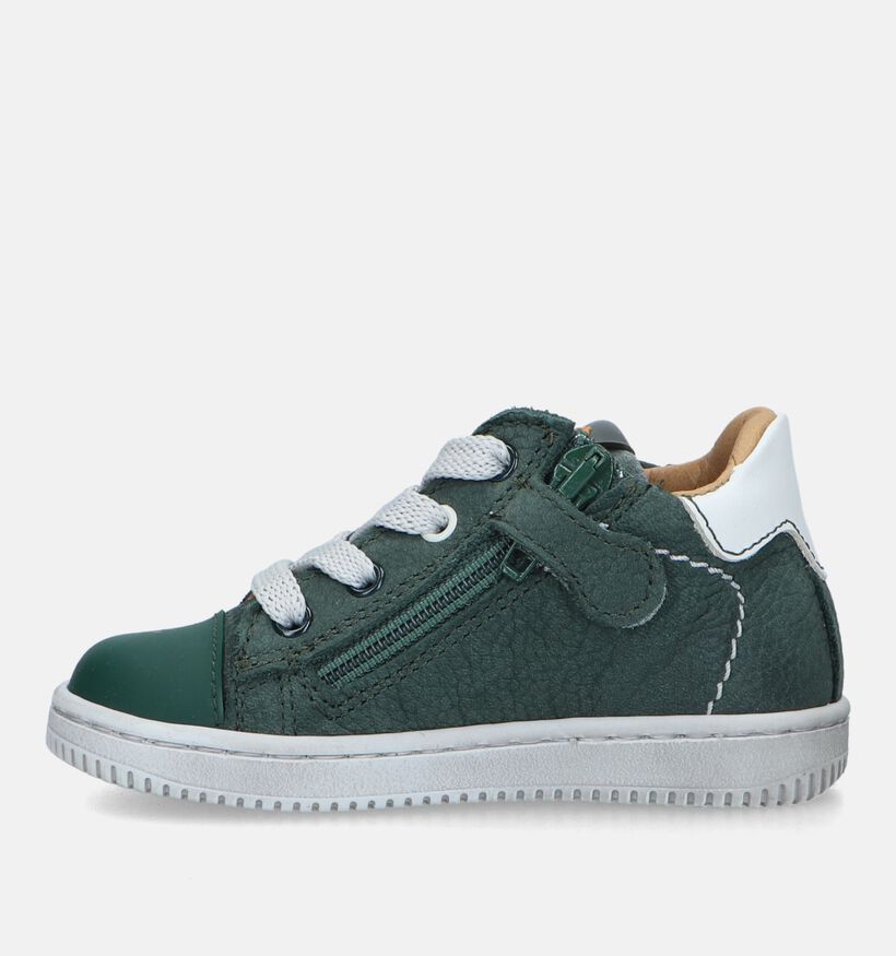 STONES and BONES Nepo Groene Babyschoenen voor jongens (329447) - geschikt voor steunzolen