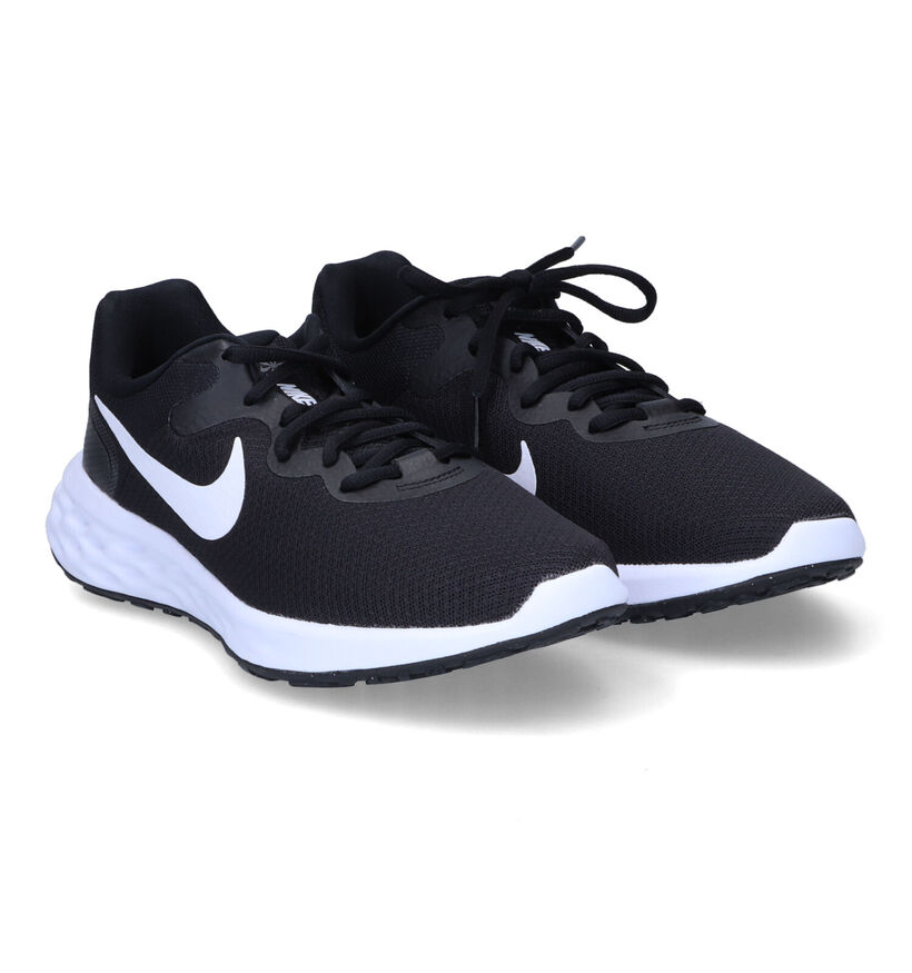 Nike Revolution 6 Baskets en Noir pour hommes (309121)