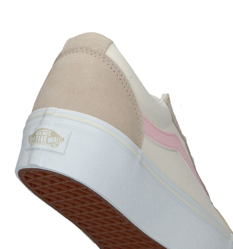 Vans Ward Platform Baskets en Beige pour femmes (321163)