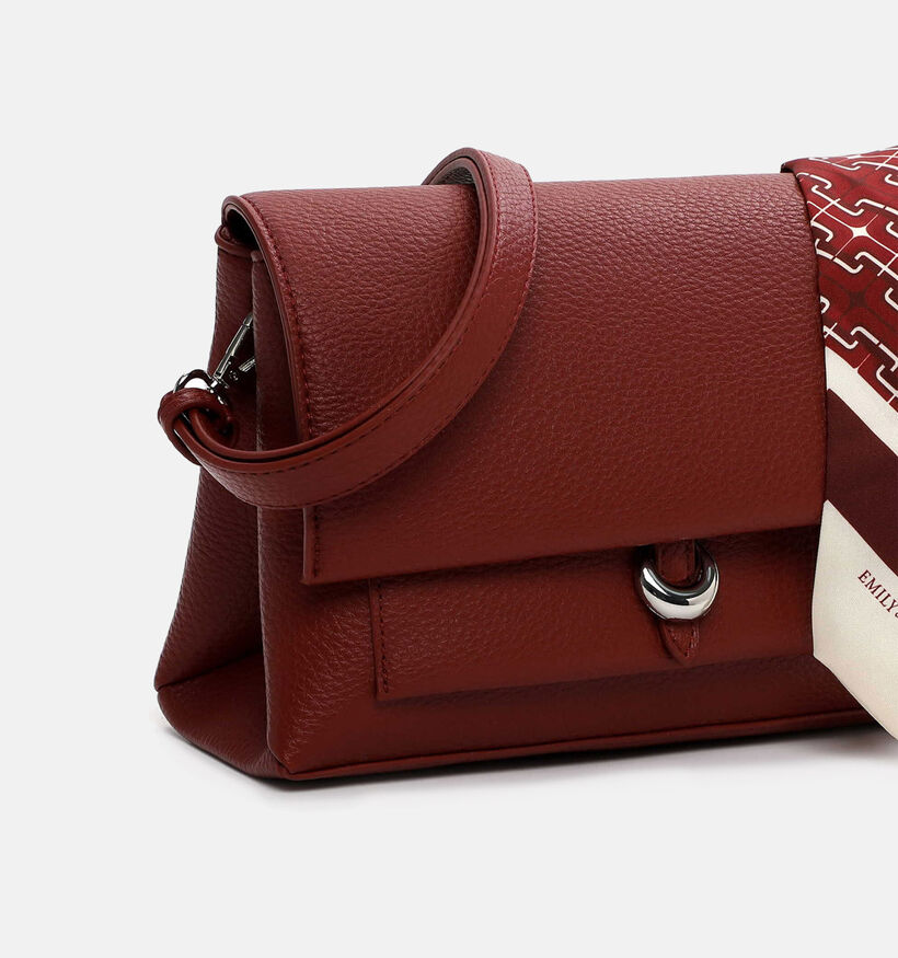Emily & Noah Hasina Bordeaux Crossbody Tas voor dames (363468)