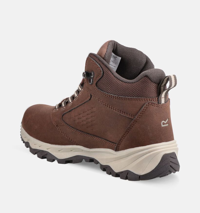 Regatta Womens Amble Chaussures de randonn&eacute;e en Brun fonc&eacute; pour femmes (378574) - pour semelles orthop&eacute;diques