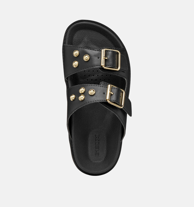 Geox J Foammentera Zwarte Slippers voor meisjes (370127)