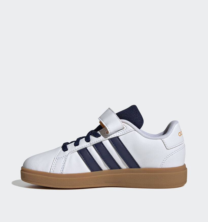 adidas Grand Court 2.0 Witte Sneakers voor jongens, meisjes (357097) - geschikt voor steunzolen