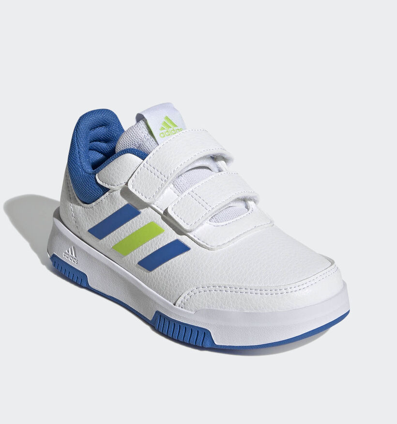 adidas Tensaur Sport 2.0 CF K Baskets basses en Blanc pour garçons, filles (357084) - pour semelles orthopédiques