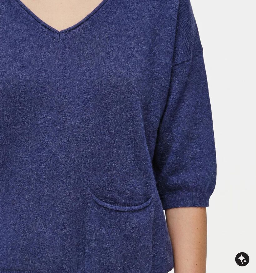 Minuit Douze Ida Donkerblauwe Blouse voor dames (381847)
