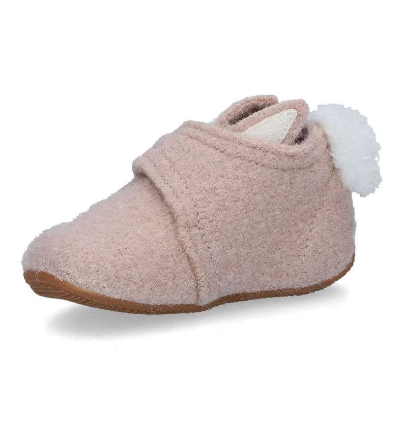 Living Kitzbühel Pantoufles fermées en Beige clair pour filles (317004)