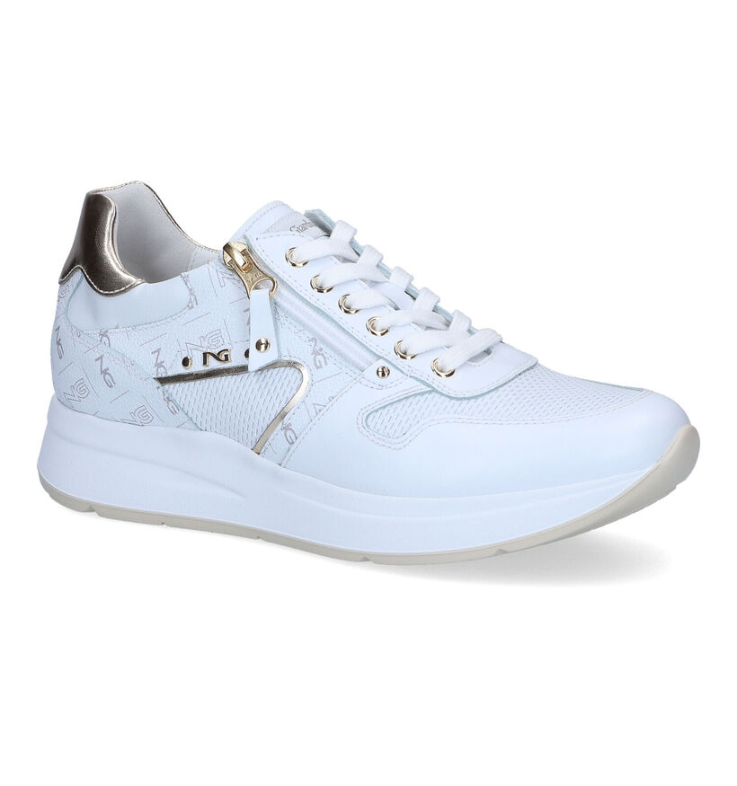 NeroGiardini Baskets casual en Beige foncé pour femmes (307457) - pour semelles orthopédiques