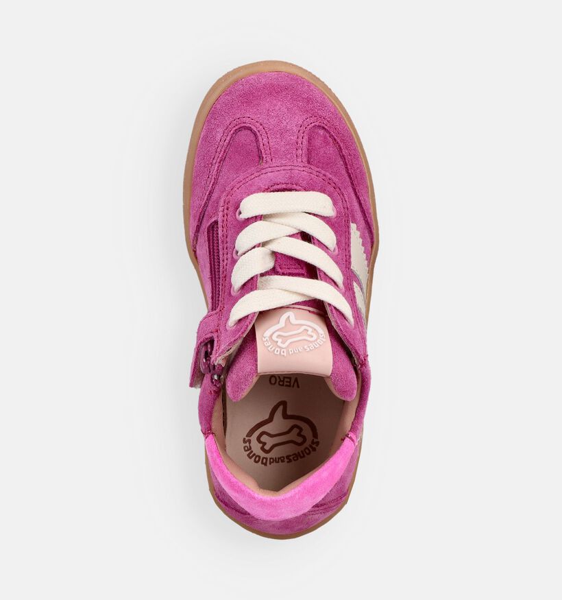 STONES and BONES Lemmi Fuchsia Sneakers voor meisjes (373759) - geschikt voor steunzolen