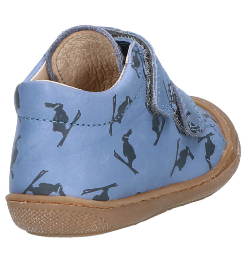 Naturino Cocoon Blauwe Babyschoentjes in leer (316402)