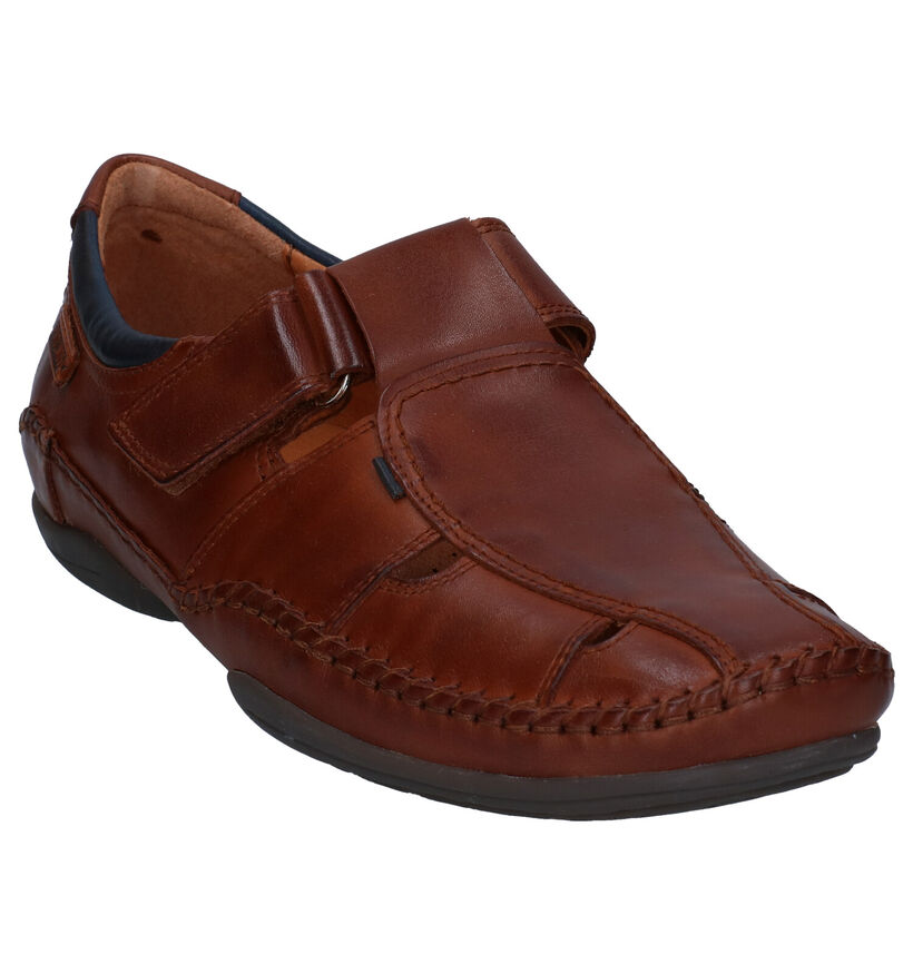 Pikolinos Puerto Rico Cognac Velcroschoenen in leer (289155)