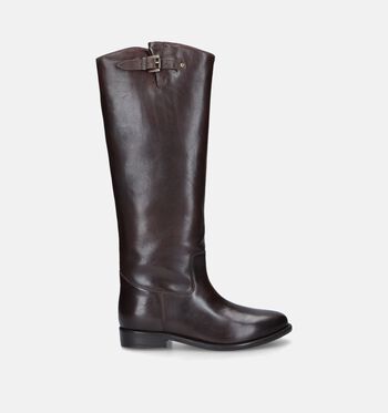Bronx Laarzen Zwart/Cognac/Bruin