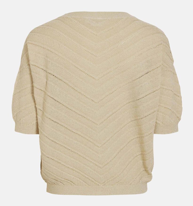 Vila Esty Boatneck Glitter Gouden Trui voor dames (374271)