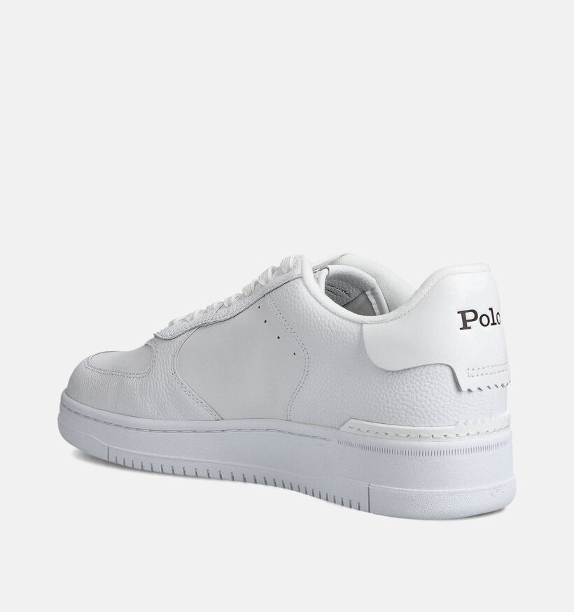 Polo Ralph Lauren Mastercourt Chaussures plates en Blanc pour hommes (360750)