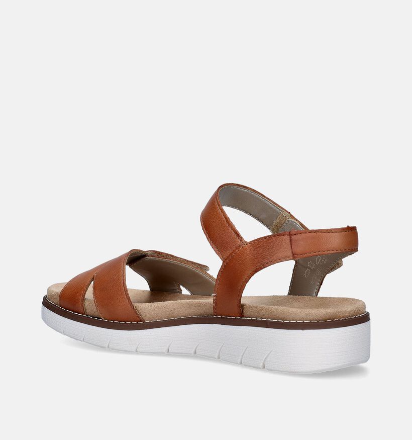 Remonte Sandales compensées en Camel pour femmes (354847)