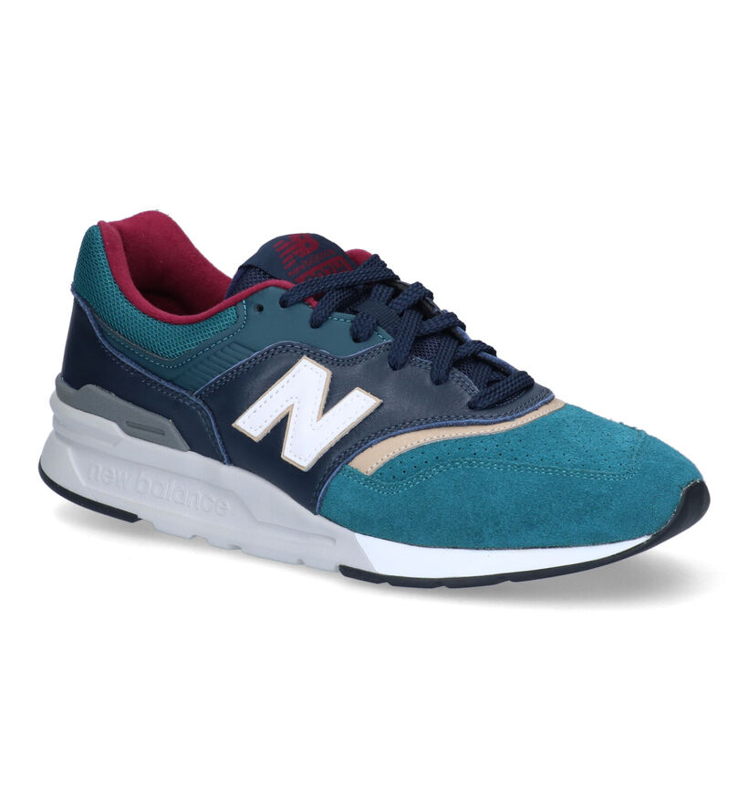 New Balance CM997 Turquoise Sneakers in leer (293662)