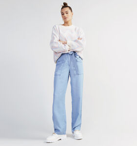 Vila Tinka Pantalon en Bleu pour femmes (328925)