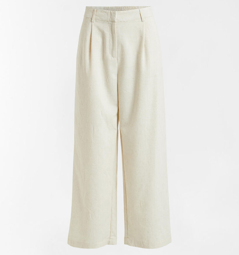 Vila Amsha Wide Pantalon en Beige (301036)