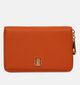 Laurent David Estee Porte-monnaie zippé en Orange pour femmes (357969)