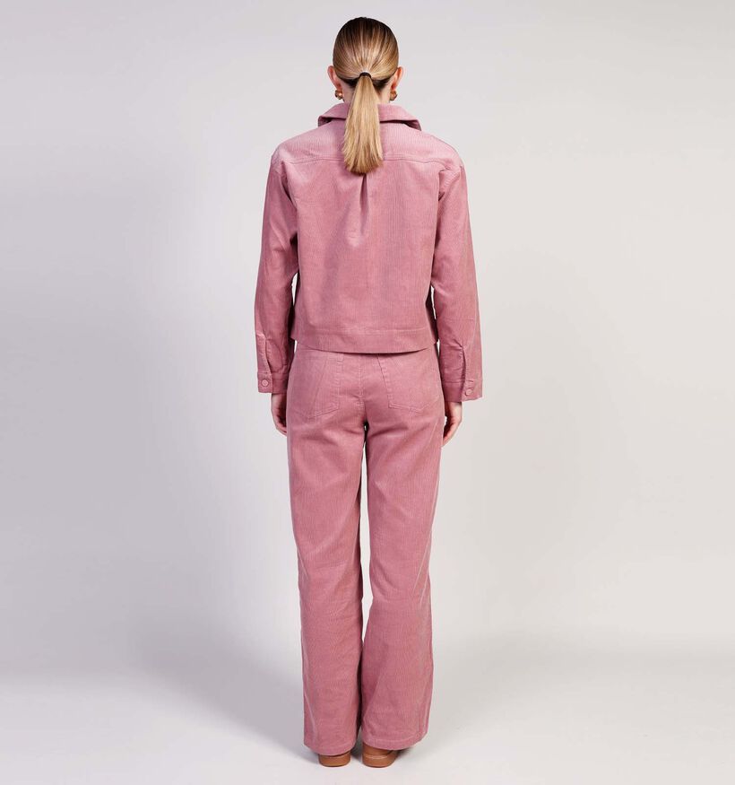 Desires Jolene Corduroy Roze Jas voor dames (364724)