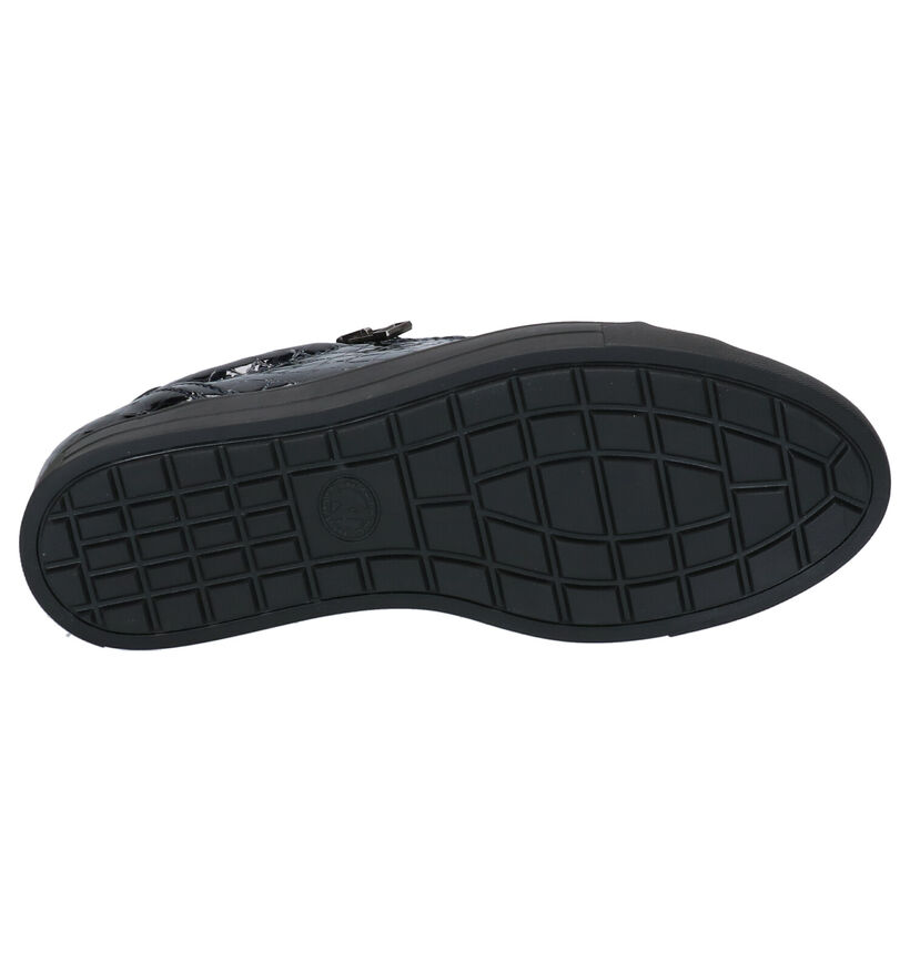 Mirel Chaussures à lacets en Noir en cuir (279834)
