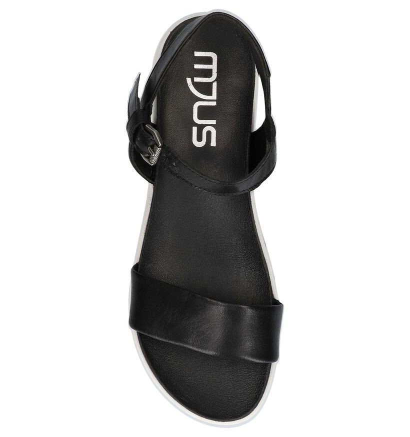Zwarte Sandalen Mjus in leer (243073)