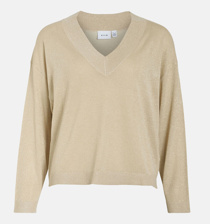 Vila Viginny Lichtbeige Pull voor dames (365594)