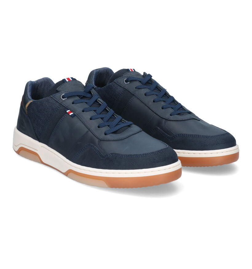 Bullboxer Chaussures à lacets en Bleu pour hommes (325103) - pour semelles orthopédiques