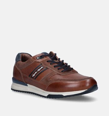 Australian Chaussures plates Cognac/Bleu