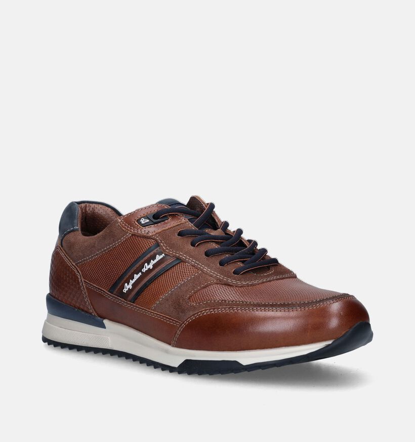 Australian Filmon Chaussures à lacets en Cognac pour hommes (346950) - pour semelles orthopédiques