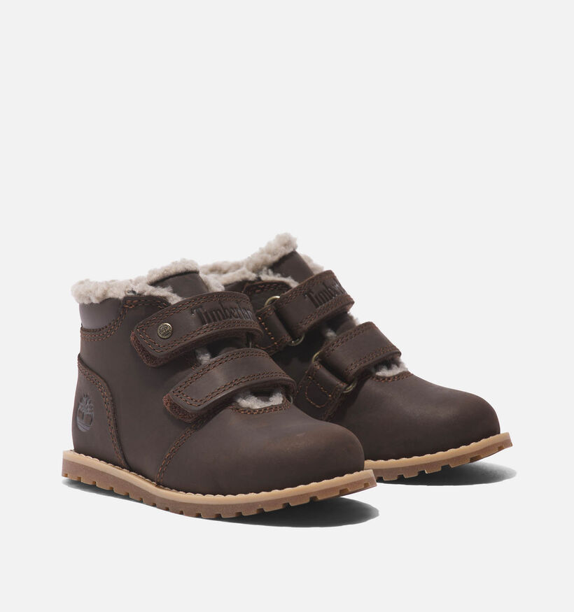 Timberland Pokey Pine HL Bottines en Marron pour filles, garçons (345278)