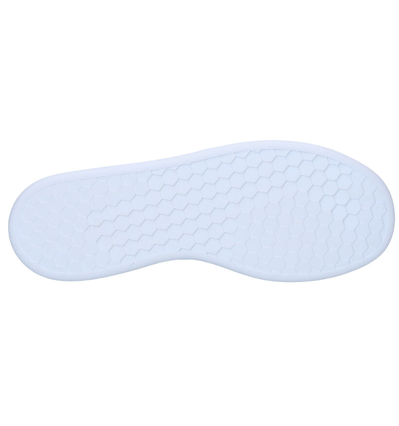 adidas Grand Court K Baskets en Blanc pour garçons (307966) - pour semelles orthopédiques