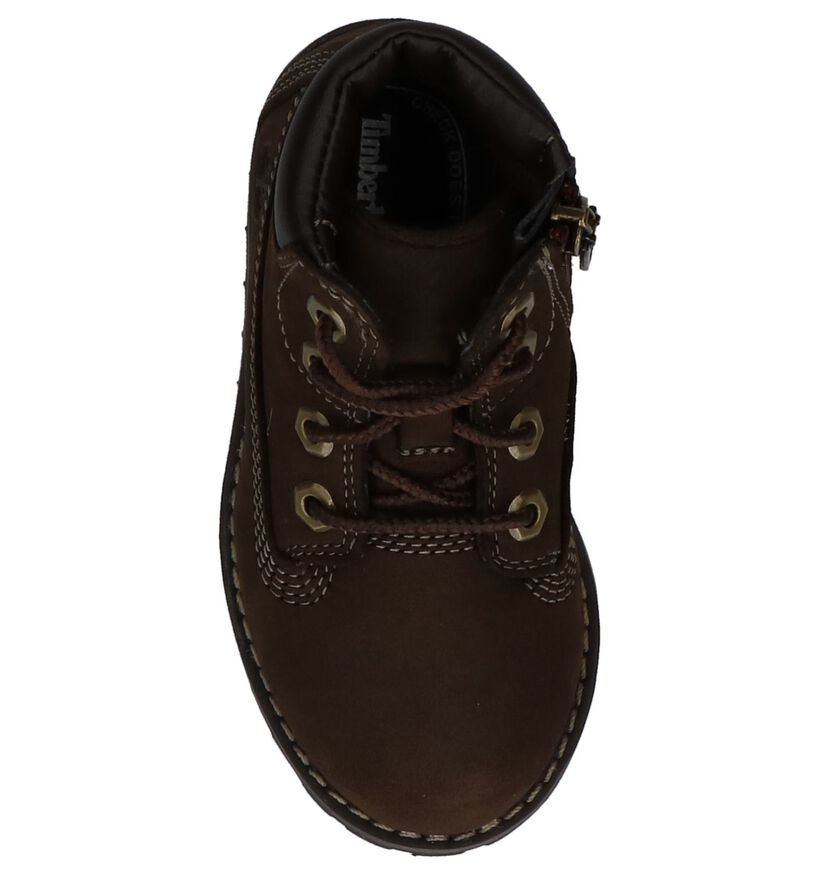 Boots Timberland Pokey Pine Donkerbruine in nubuck (223621)