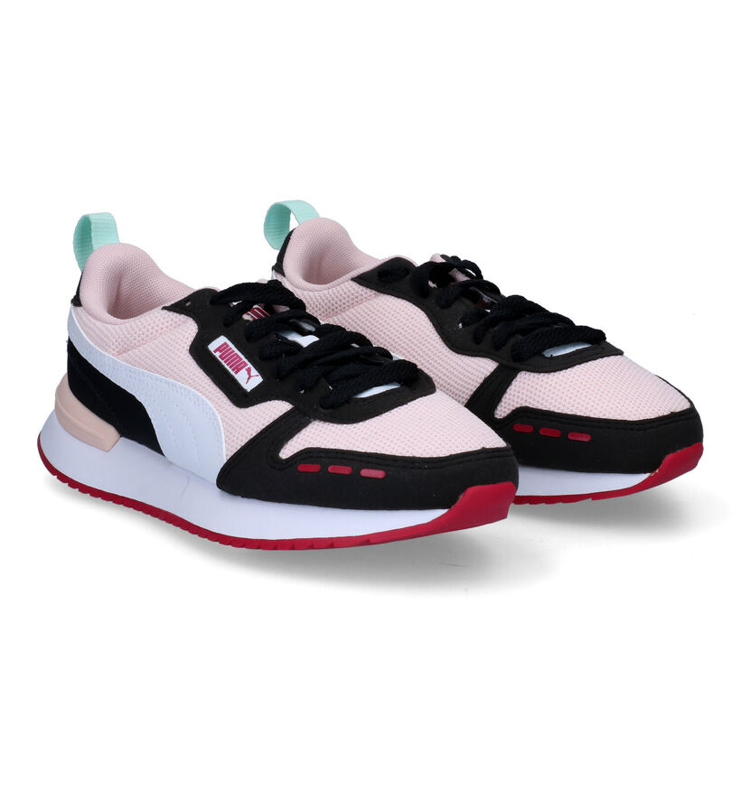 Puma R78 Baskets en Blanc pour filles (318762) - pour semelles orthopédiques