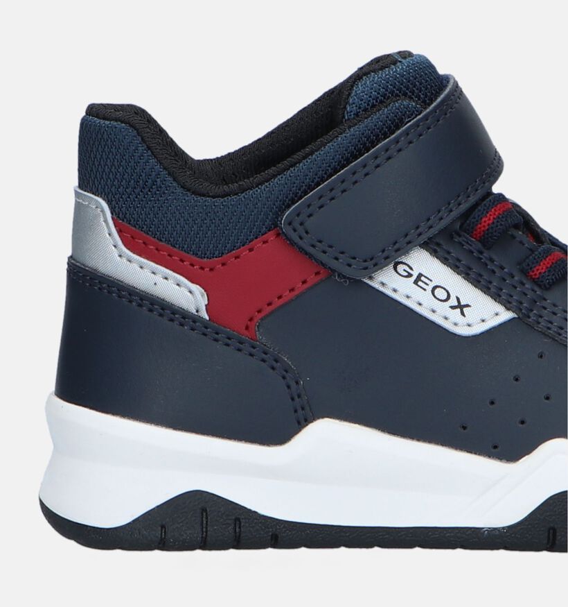 Geox Perth Blauwe Hoge Sneakers voor jongens (330084)