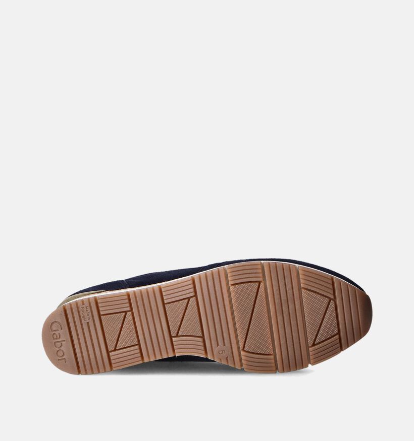 Gabor Best Fitting Blauwe Sneakers voor dames (355047) - geschikt voor steunzolen
