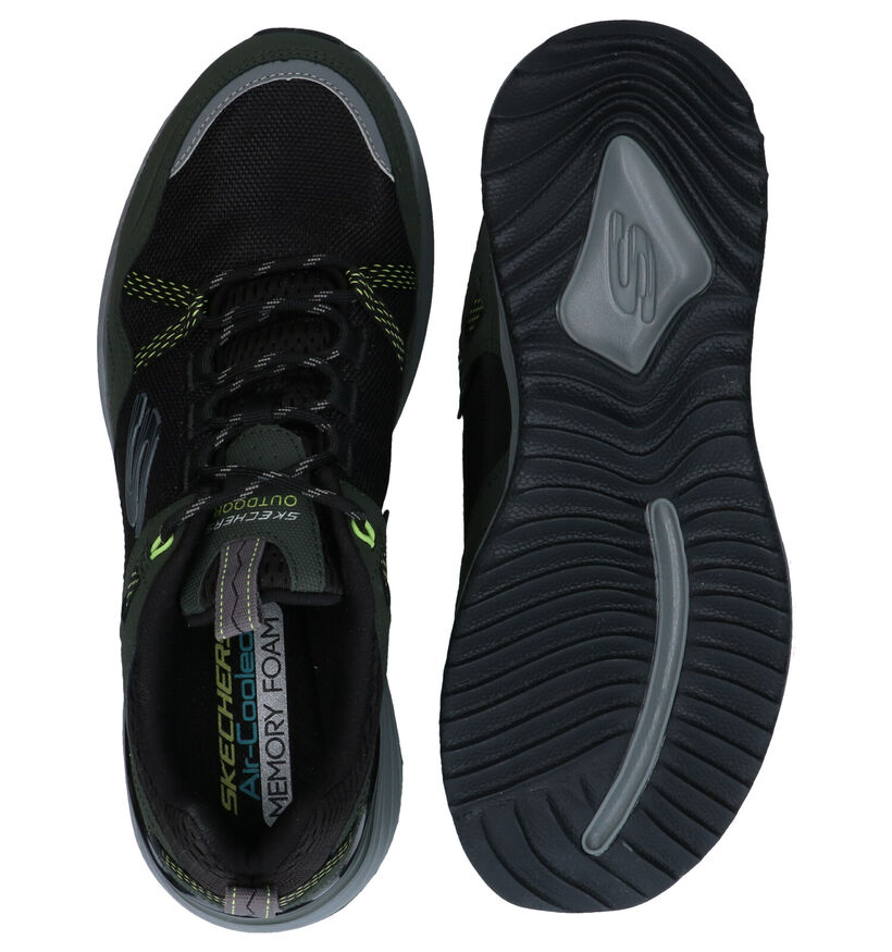 Skechers TR Ultra Chaussures de marche en Vert kaki en textile (293580)