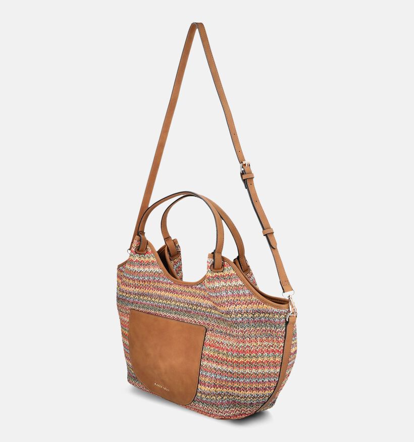 Marco Tozzi Bruine/Multi Shoppertas met Riem voor dames (372367)