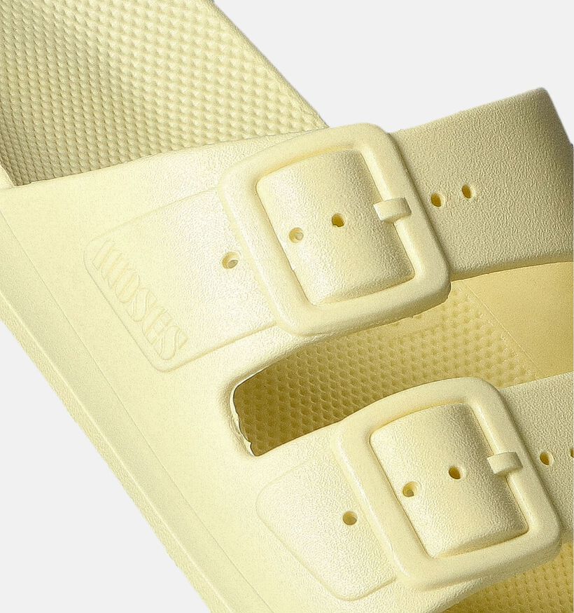Freedom Moses Basic Claquettes en Jaune pour femmes (354879)