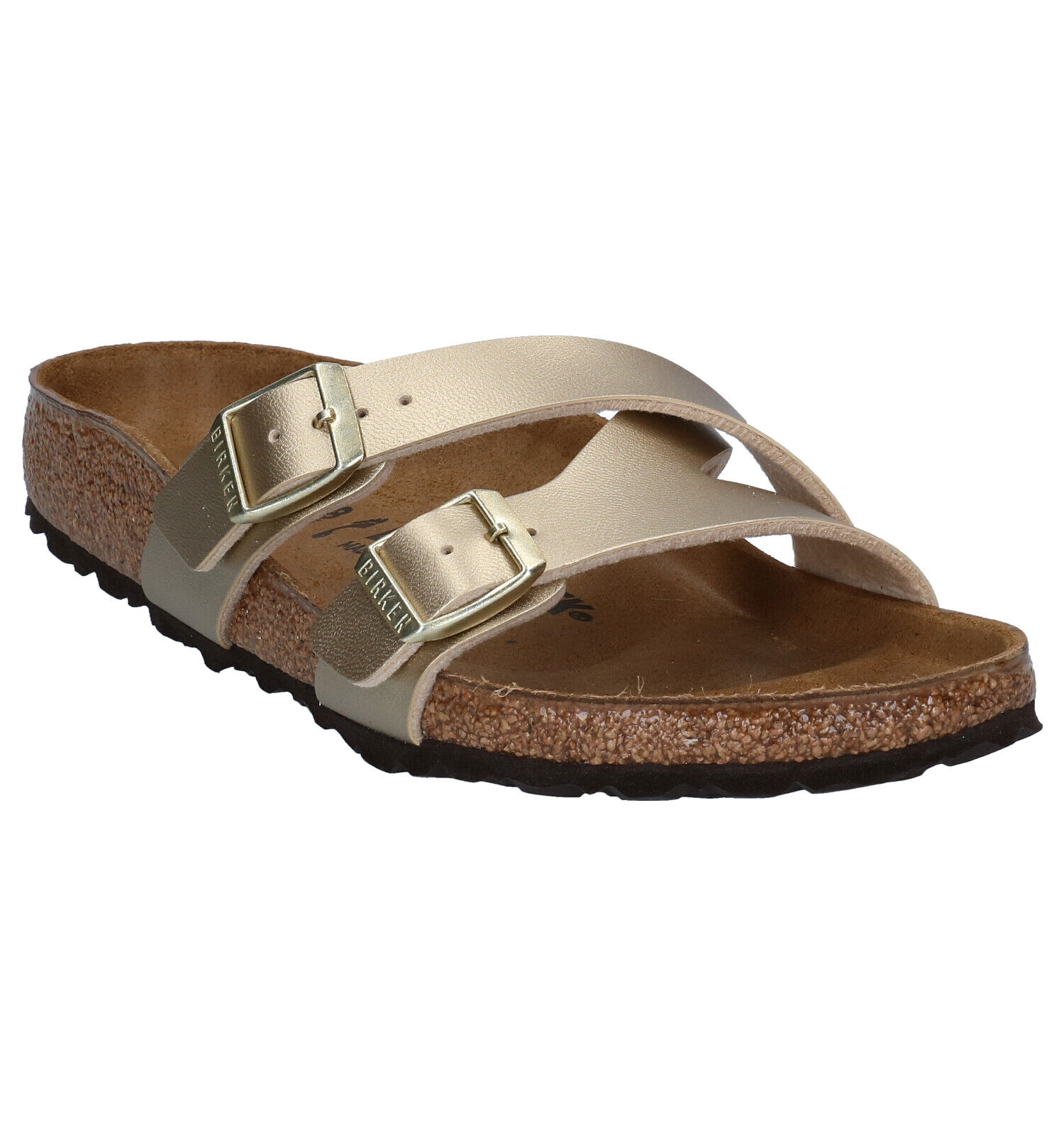 Birkenstock Yao Gouden Slippers Dames Slippers Online op TORFS.BE