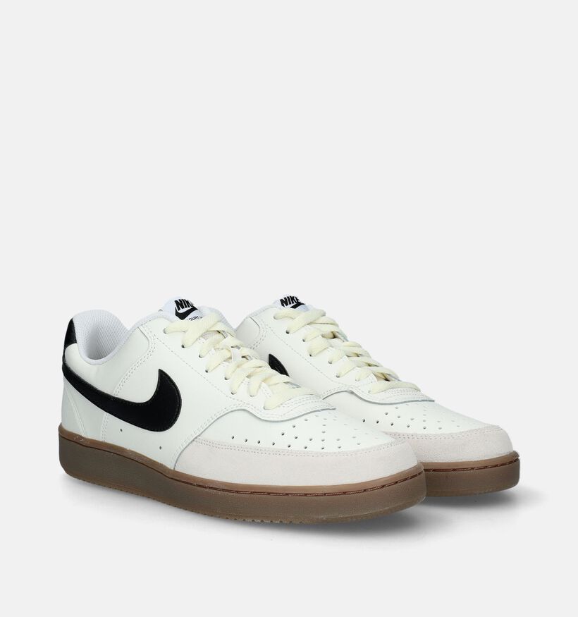 Nike Court Vision Lo Baskets en Blanc pour hommes (332327)