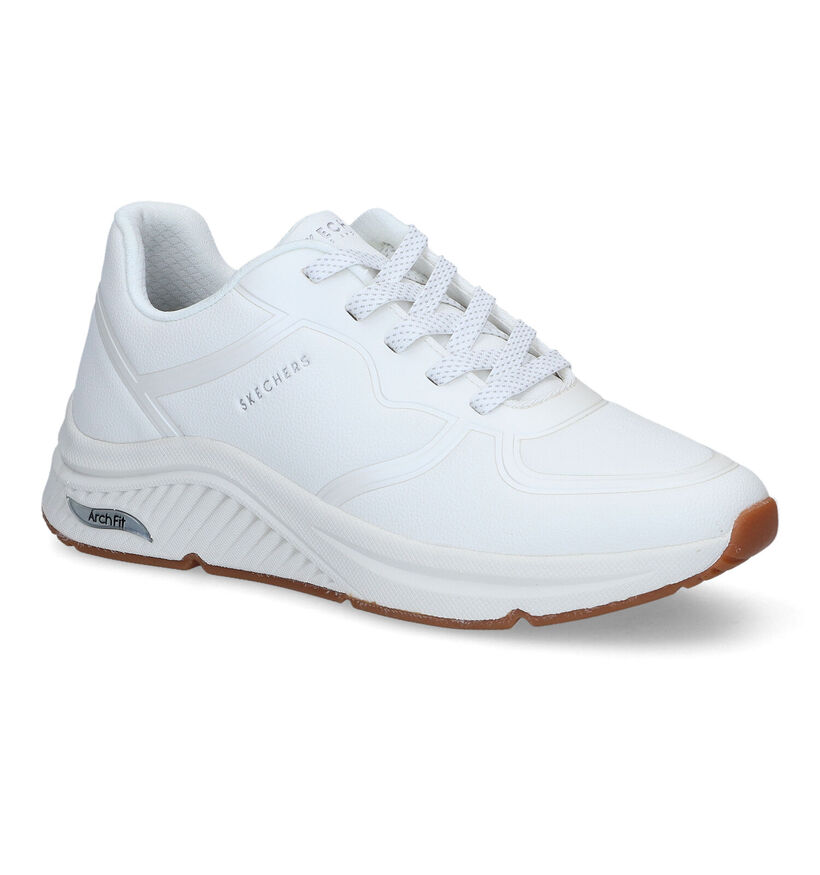 Skechers Arch Fit Witte Sneakers voor dames (318168) - geschikt voor steunzolen