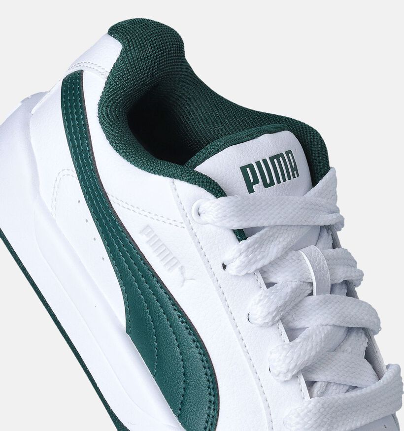 Puma Park Lifestyle Easy Baskets en Blanc pour filles, garçons (350391) - pour semelles orthopédiques