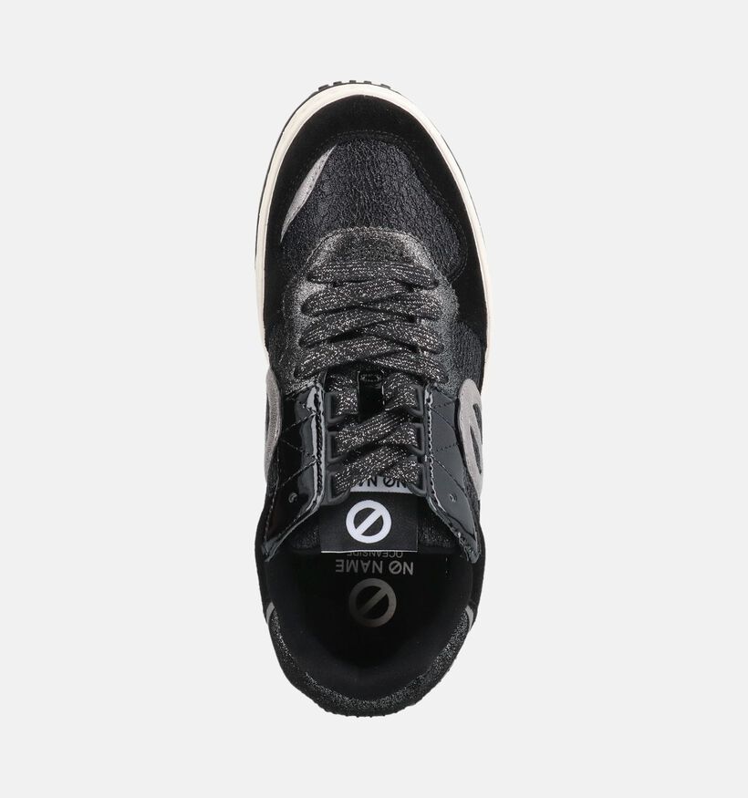 No Name Tyler Court Zwarte Sneakers voor dames (380990) - geschikt voor steunzolen