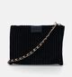 Pepe Moll Velvet Zwarte Crossbody Tas in stof (333833)