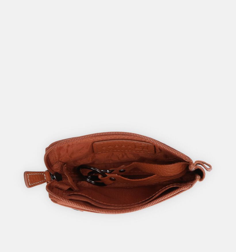 Label M Porte-monnaie en Cognac pour hommes (341292)