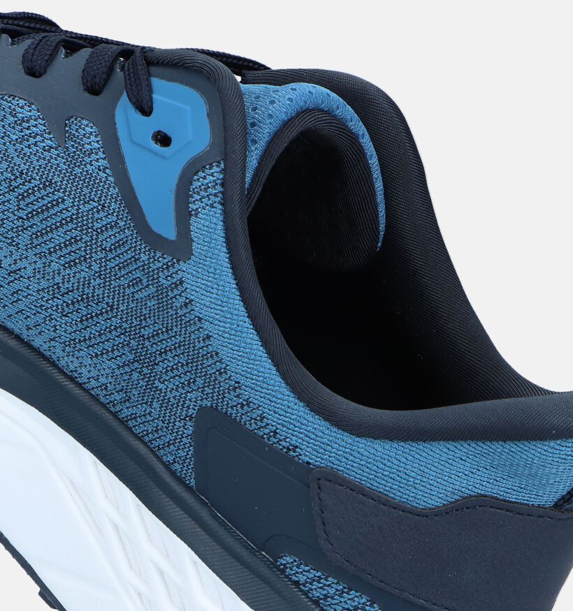 SJ Baskets basses en Bleu pour hommes (340104) - pour semelles orthopédiques