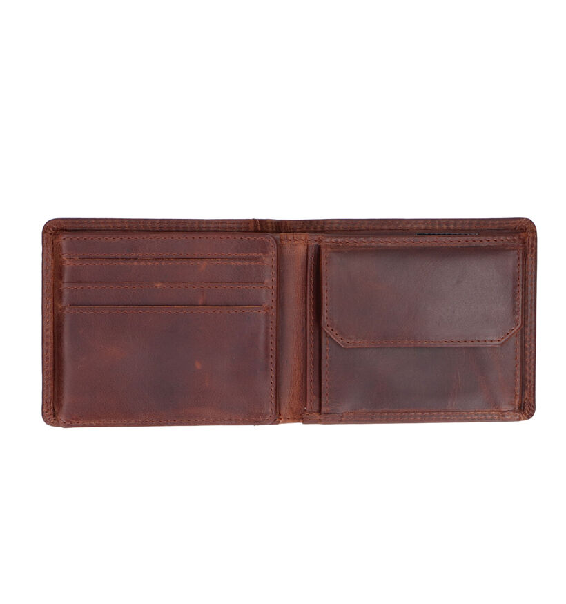 Maverick Bruine Portefeuille voor heren (358807)