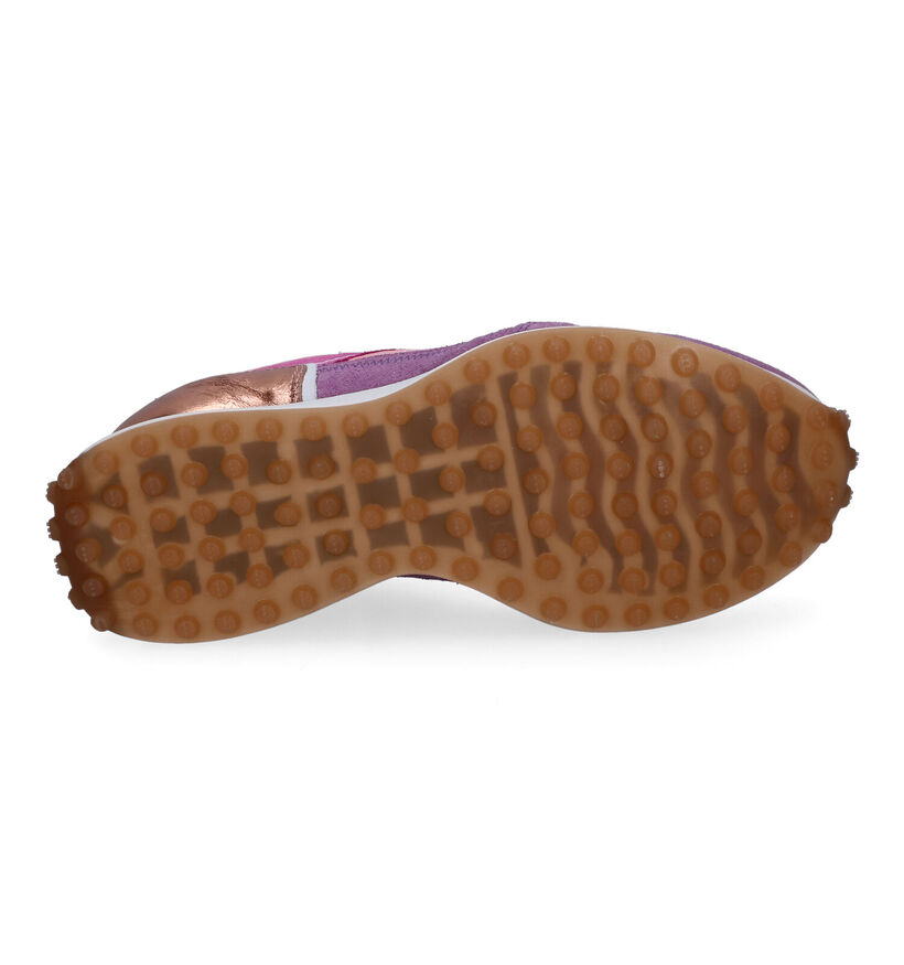 Goosecraft Dane Roze Sneakers in daim (310105)