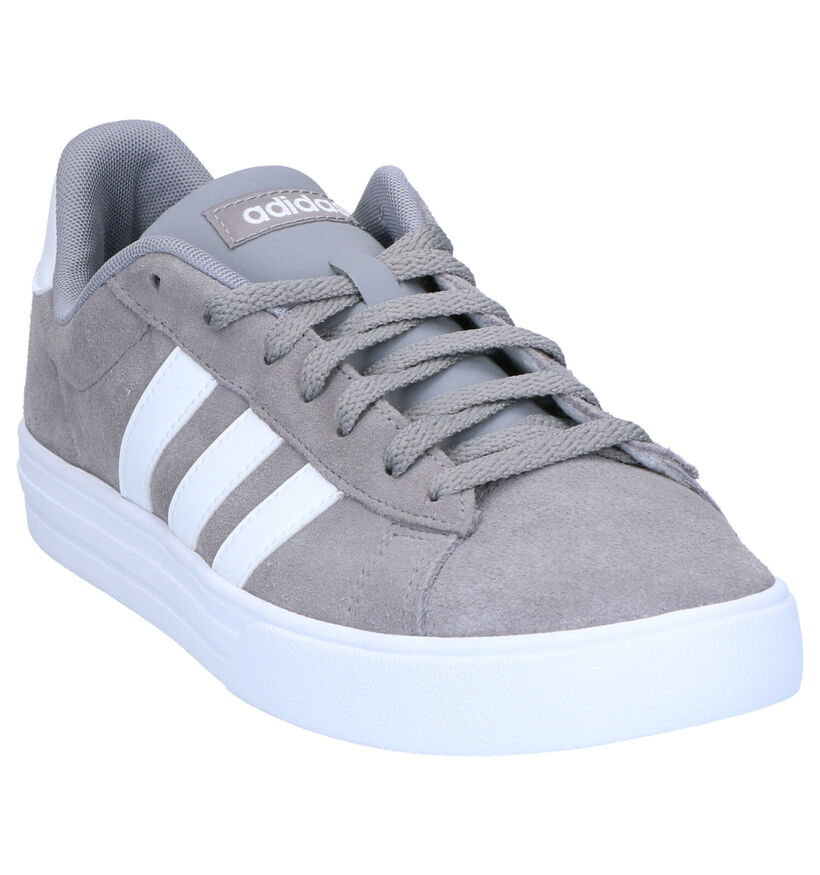 adidas Daily 2.0 Grijze Sneakers in kunstleer (264758)